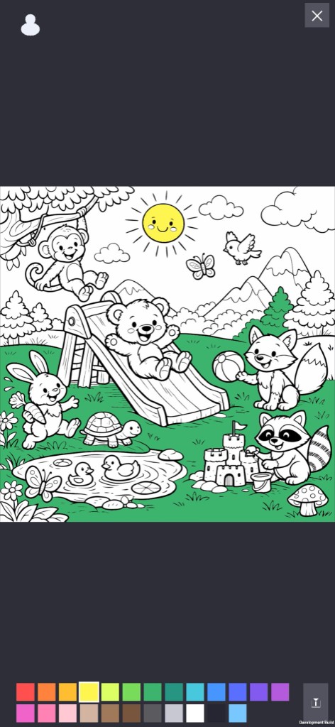 TalkBuddy coloring screen